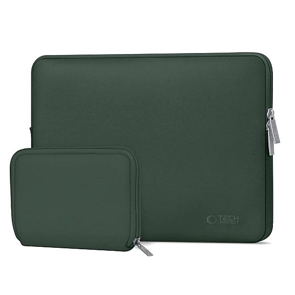 Torba na laptopa 13-14 Tech-Protect Neoslim - zielona