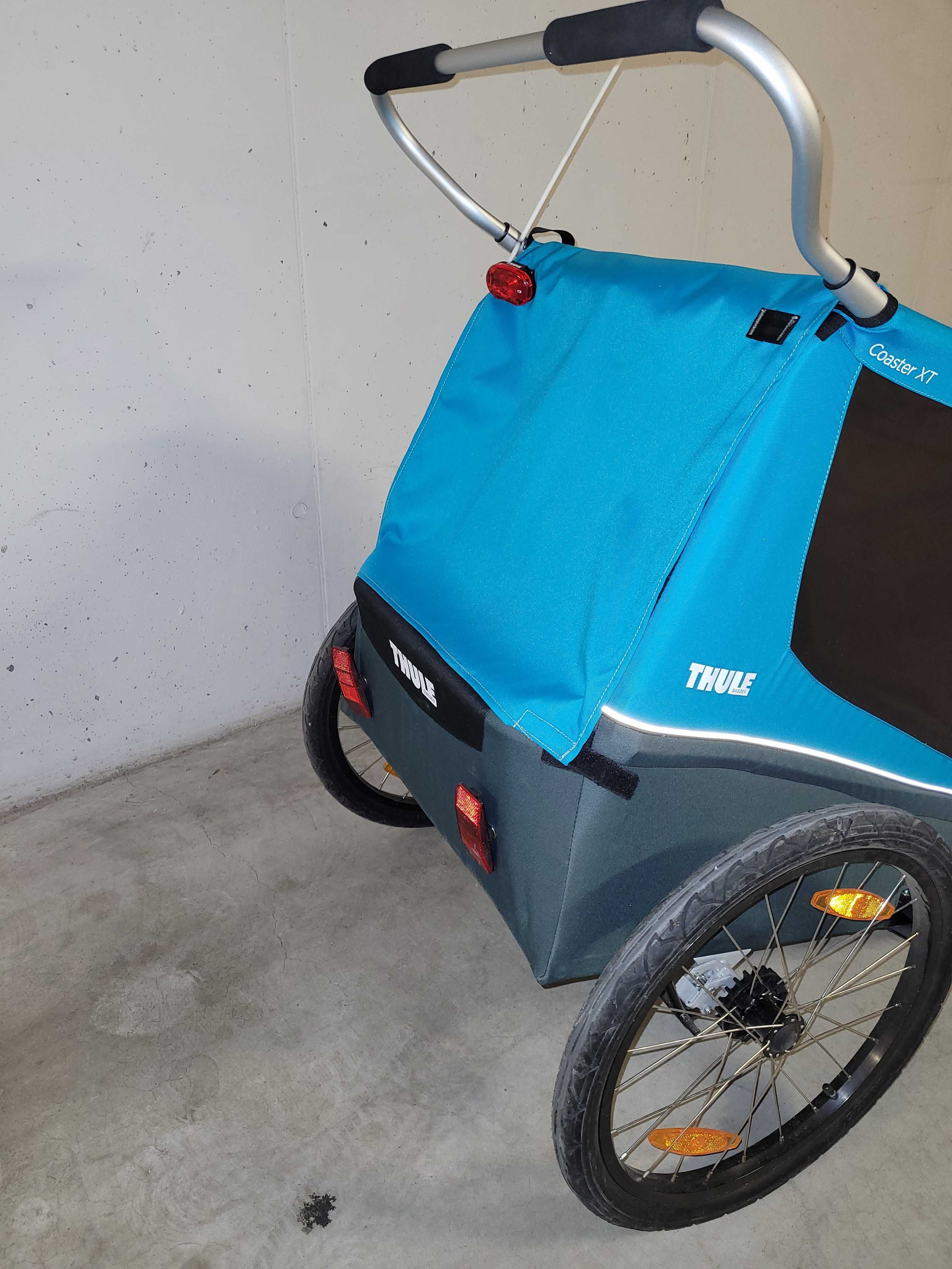 Przyczepka rowerowa Thule Coaster XT, dla dwójki dzieci