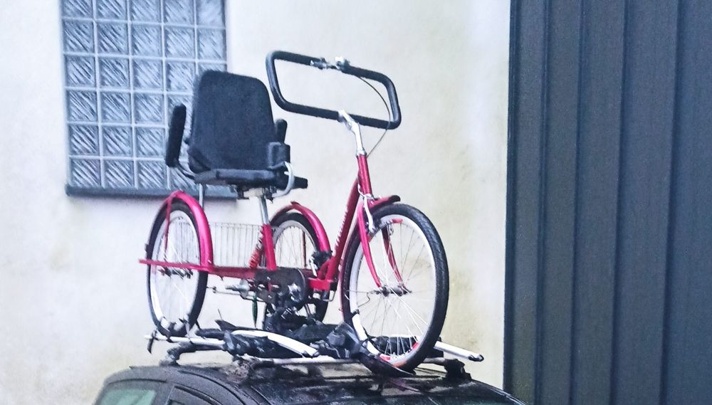 Rower trójkołorowy Misiarz dla osoby niepełnosprawnej lub starszej