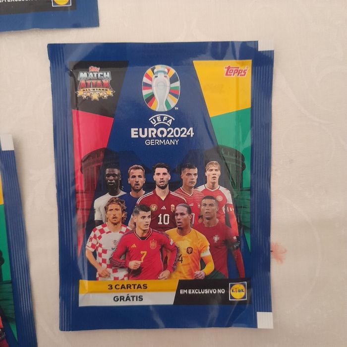 7 saquetas cromos euro 2024 (lidl)