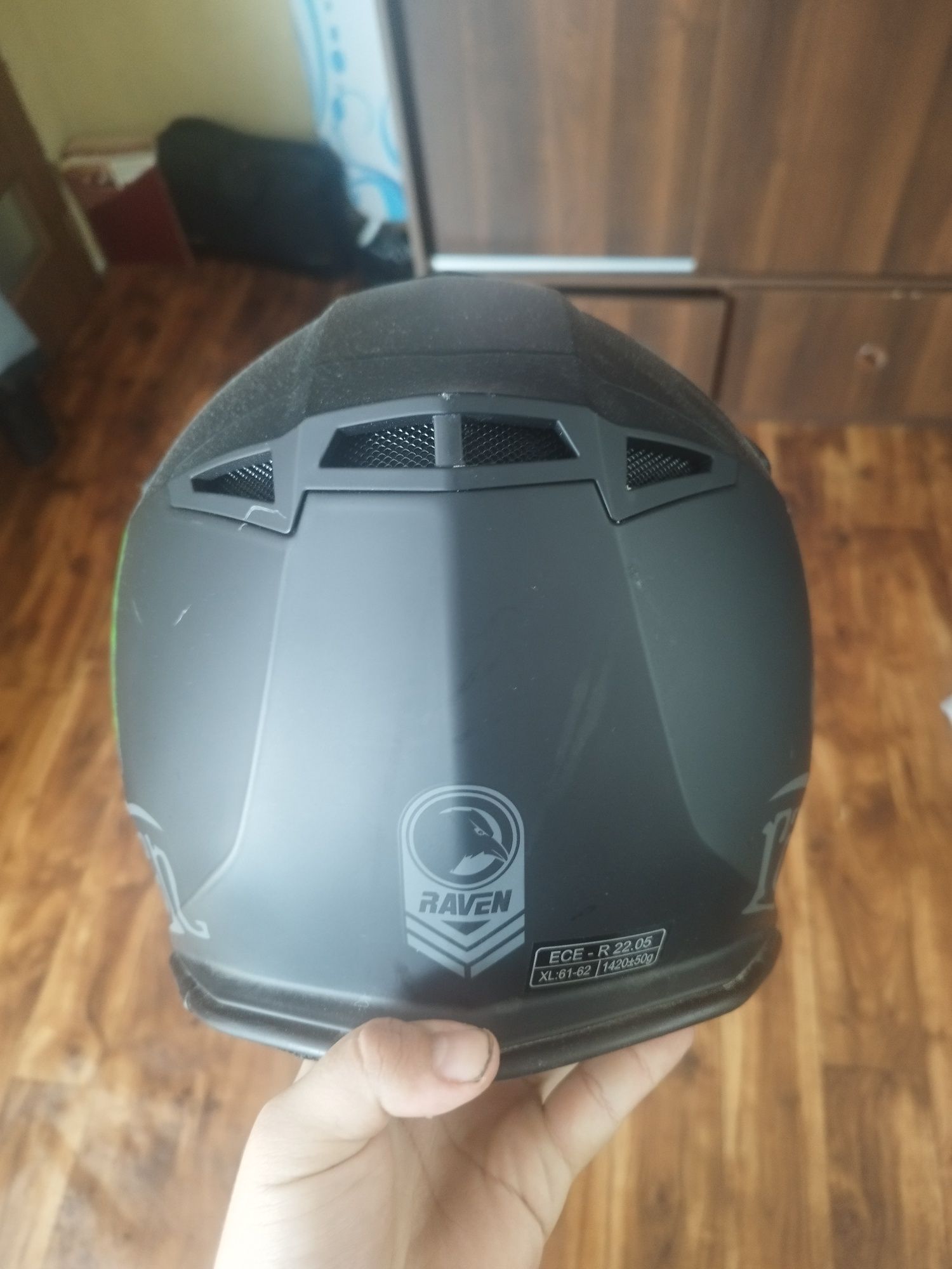 Kask motocross raven