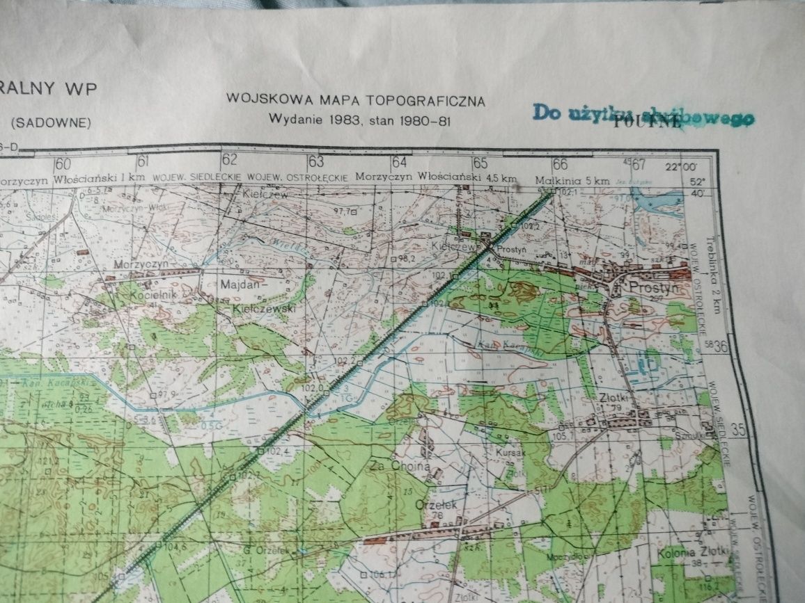 Stare mapy wojskowe topograficzne