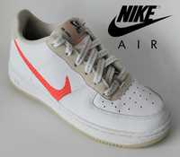 Buty Nike Air Force 1 White Total Orange roz.38,5 Limited Reflctive AF