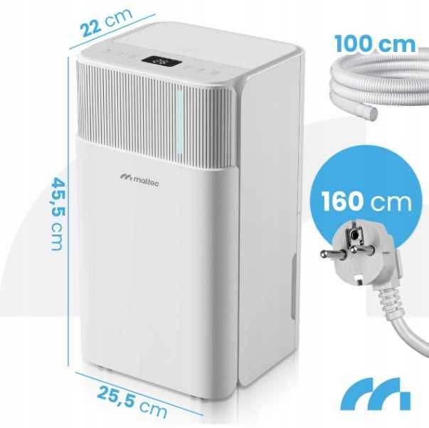 Потужний LED осушувач поглинач 12л/24h таймер wifi гігростат суш.одягу