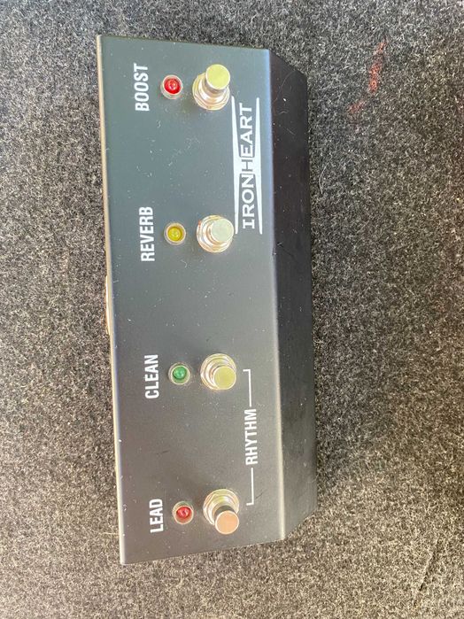 Laney FS4-IRT 4-way footswitch for Ironheart series amps