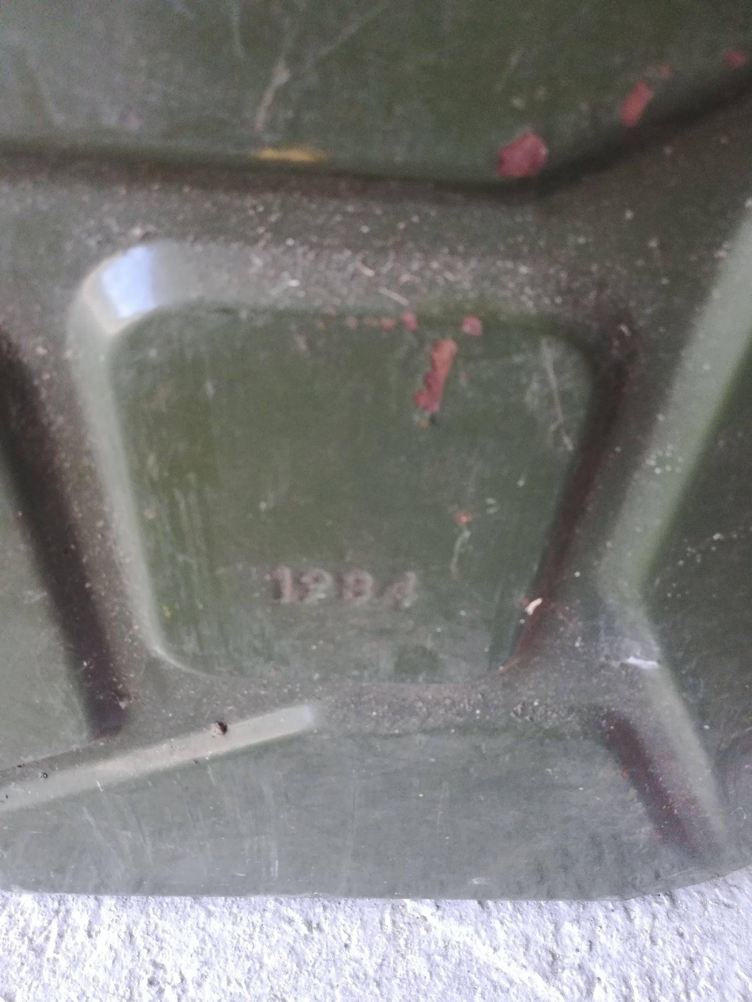 Karnister wojskowy metalowy 20l kolekcjonerski 1984r