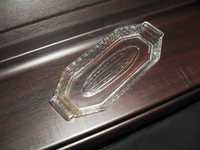 Szklana patera półmisek z rączkami na przystawki ogórki 27cm Ząbkowice