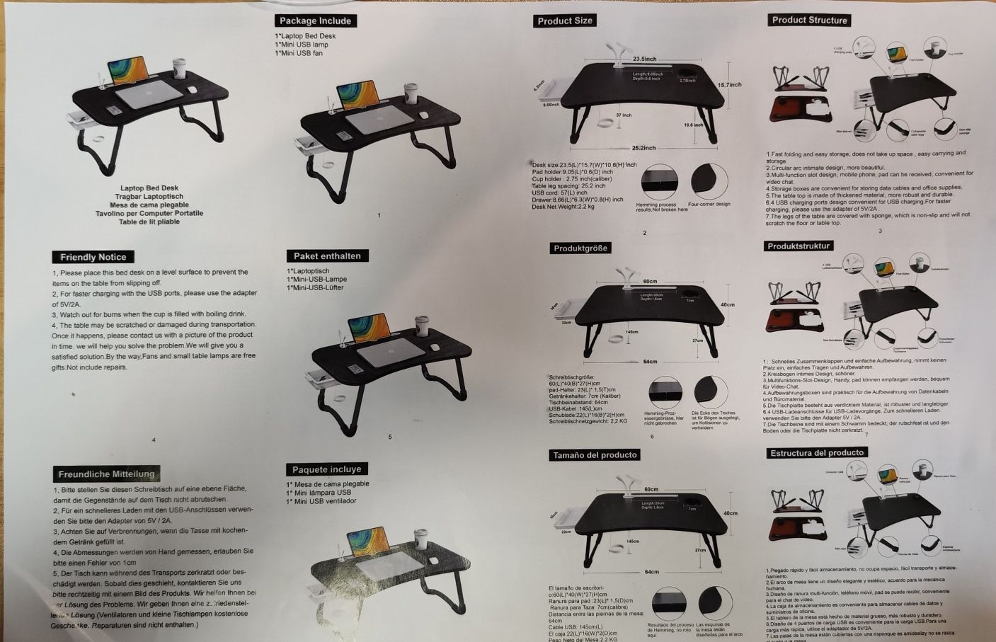 Stolik pod laptopa