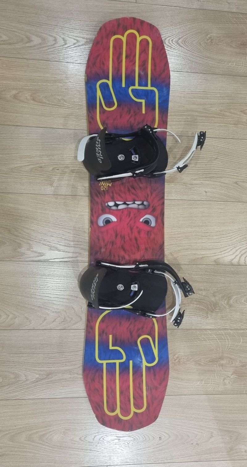 Deska Snoboardowa Bataleon Minishred 120 + wiazania Bataleon M/L