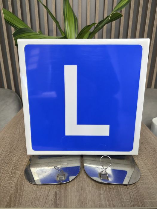 Plafon L Elka do nauki jazdy magnetyczny