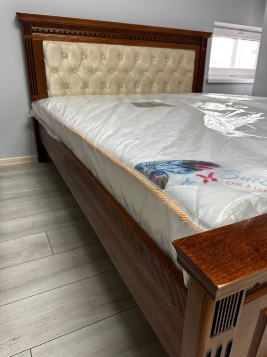 Ліжко Дуб 160х200, спальня Двохспальне Ліжко