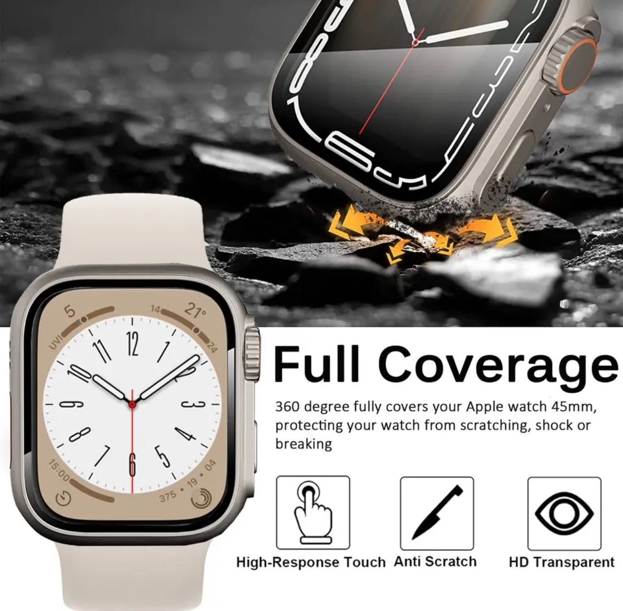 Чохол-бампер Apple Watch Series 1 2 3 4 5 6 SE під ULTRA чехол ультра