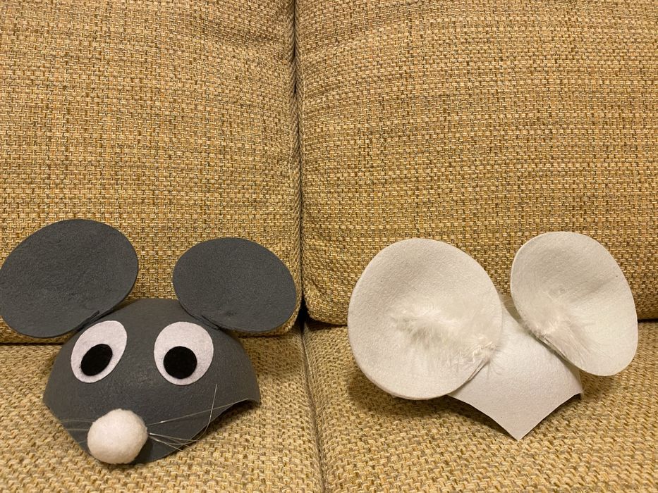 Новогодние шапочки карнавальные  мышки цена за две 300 грн