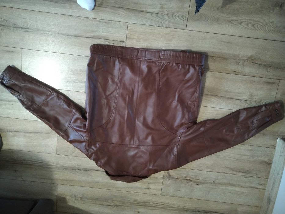 Kurtka skórzana męska