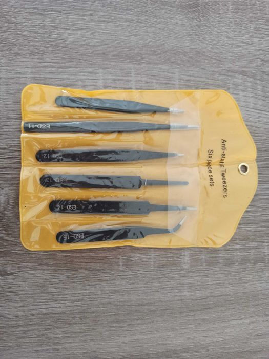 Conjunto de 6 pinças para trabalho ou rosto