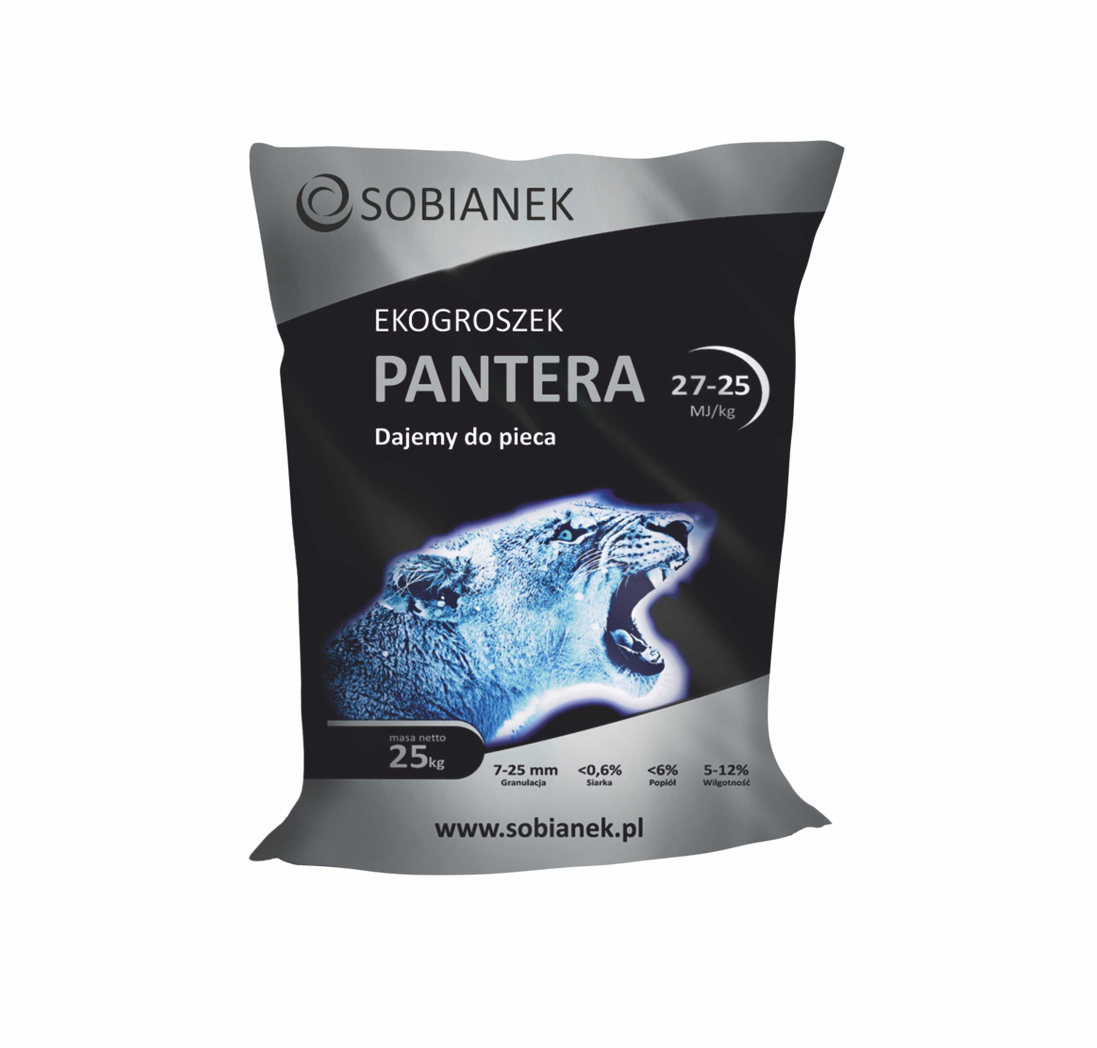 Ekogroszek PANTERA Sobianek 27-25mj/kg 1t darmowa dostawa
