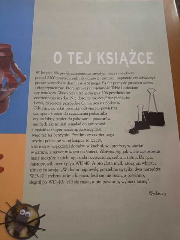 Książka „Niezwykłe zastosowania zwykłych rzeczy”