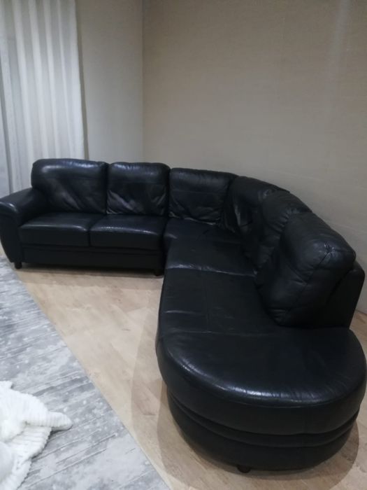 Sofá de pele de búfalo