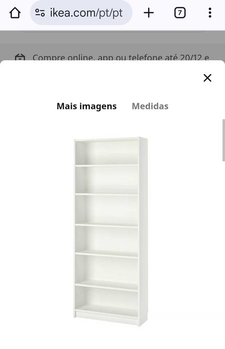 Estante IKEA nova
