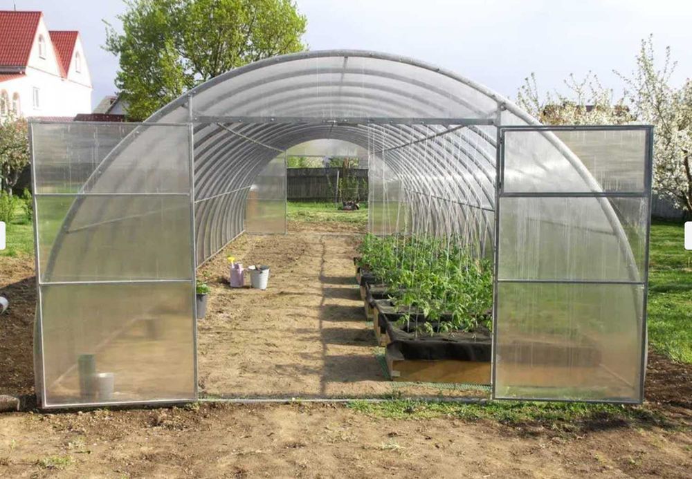 Szklarnia Tunel Ogrodowy 4x4 4x6 4x8 Poliwęglan 4mm / 6mm Prof.40x20mm