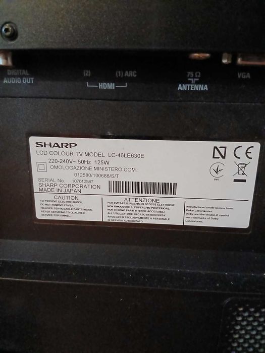 Telewizor sharp 45