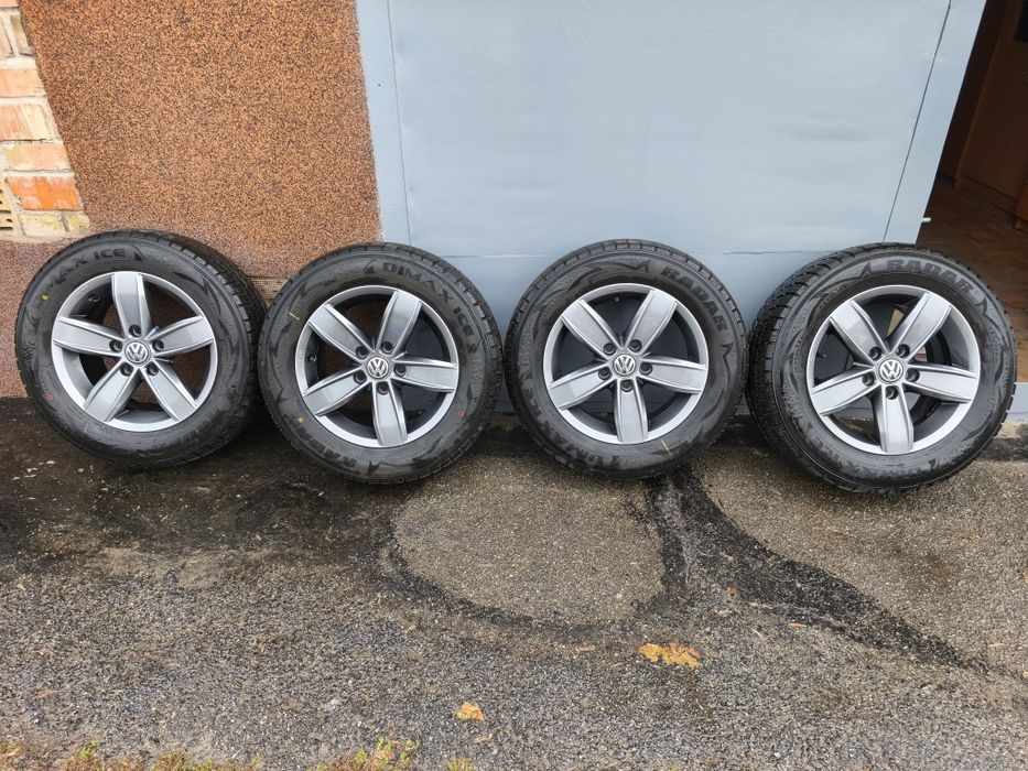 Колеса диски з шинами R15 Volkswagen, Skoda, Audi, Seat