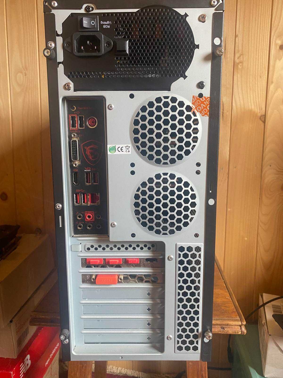 игровой ПК (Ryzen 5 5500,16Gb DDR4,GTX1060,256Gb NVME,1Tb HDD,650W)