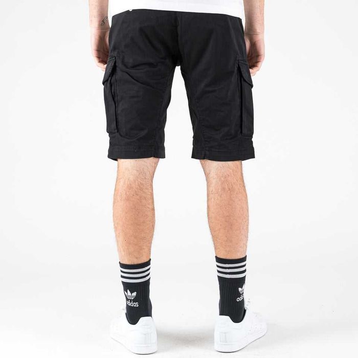 Шорти C.P. Company Stretch Sateen Cargo Shorts Black