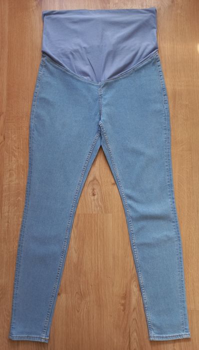 Spodnie ciążowe jeansy jeansowe tregginsy H&M Mama 42 XL 175 100A