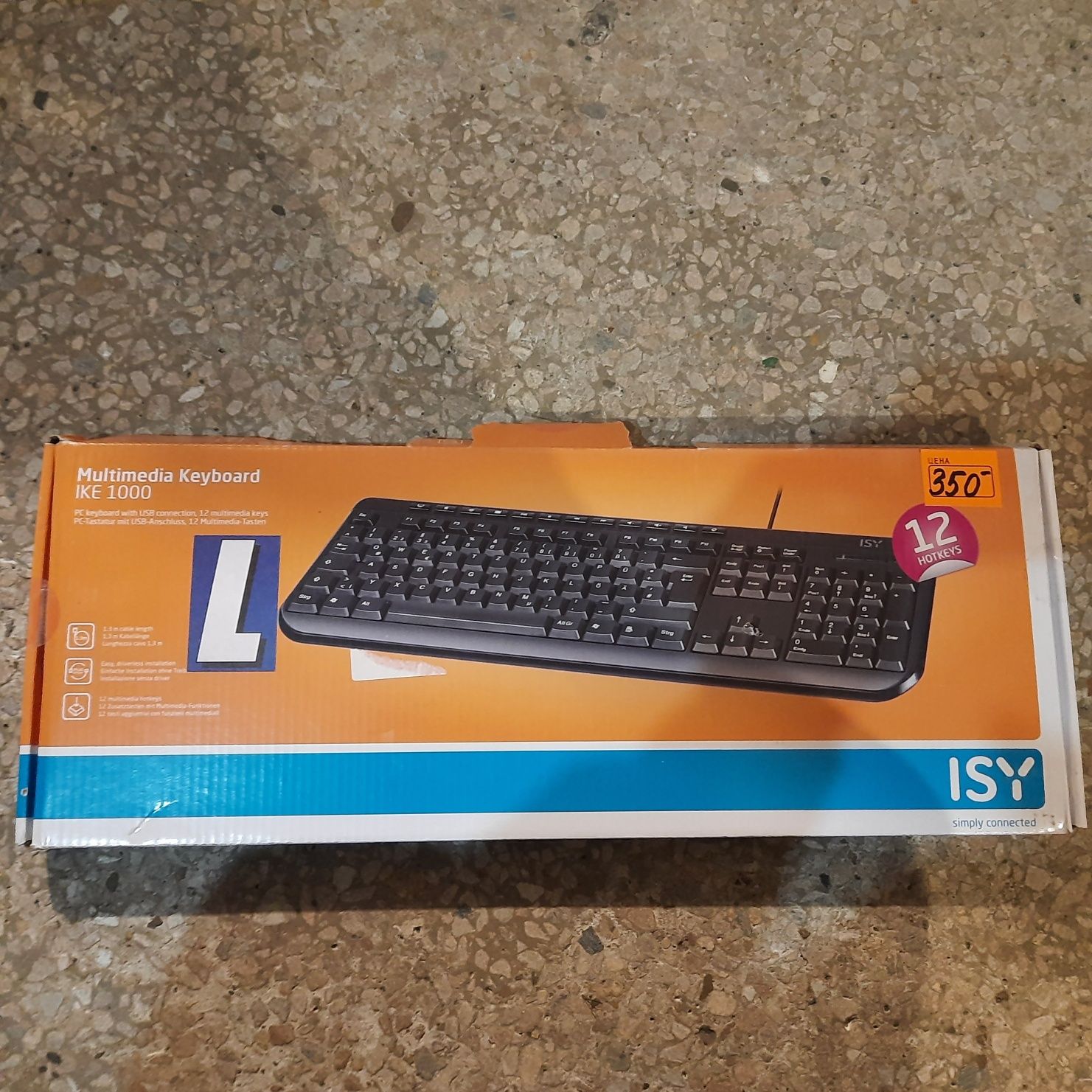 Клавіатура ISY,ike-1000 multimedia keyboard,Germany