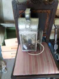 Lanterna antiga de carroça em ferro electrificada