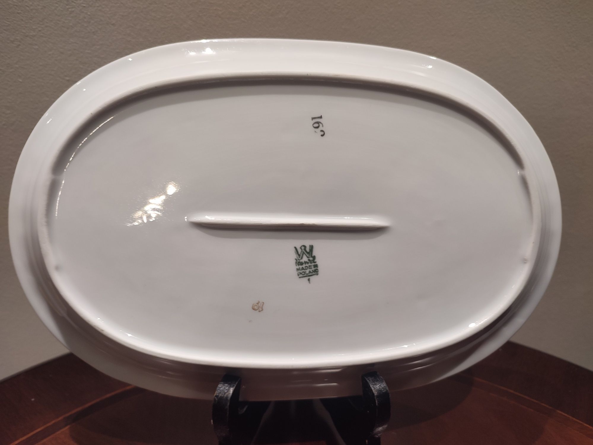 Śliczny stary półmisek porcelana Wawel Krzysztof Wałbrzych
