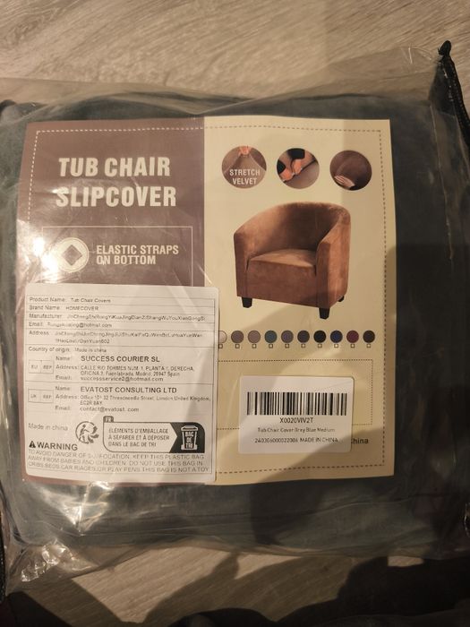 Pokrowiec na fotel tuba  BAR slipcover