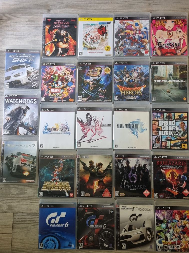 Ігрина PS3 ntscj Ninja Gaiden Catherine FF Biohazard Tokyo Junge