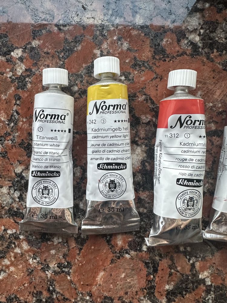 Farby olejne schmincke norma professional 7 kolorów