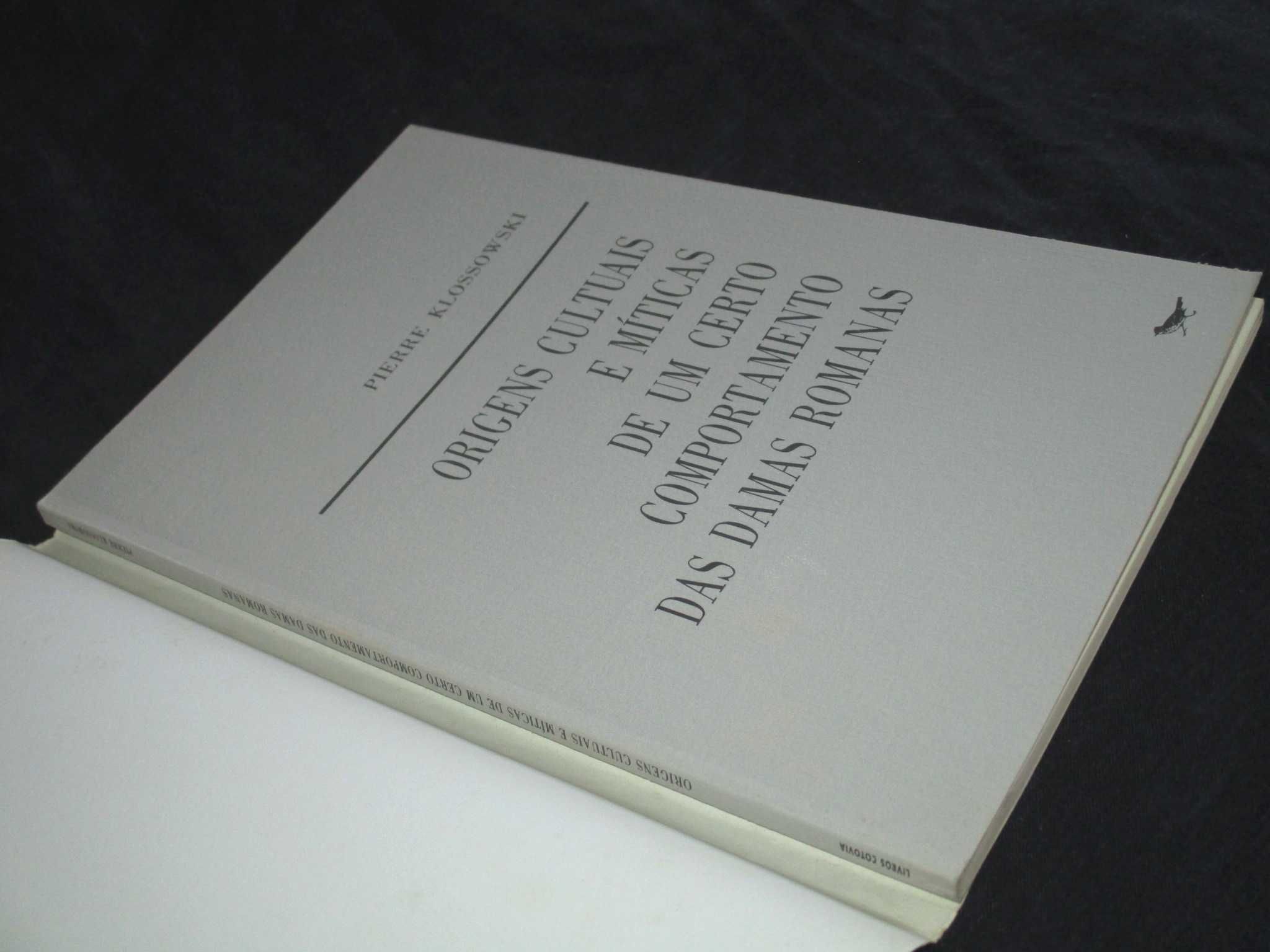Livro Origens Culturais e Míticas de um certo Pierre Klossowski