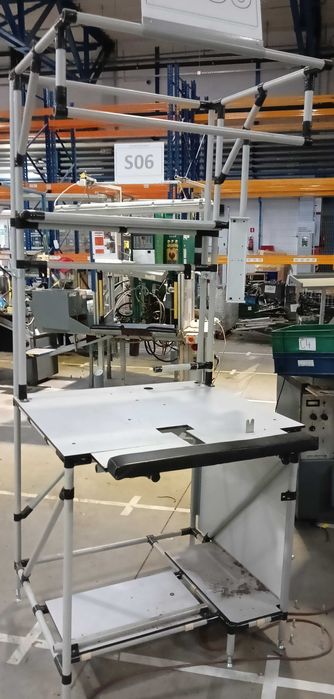 Regał ,stół warsztatowy ABB