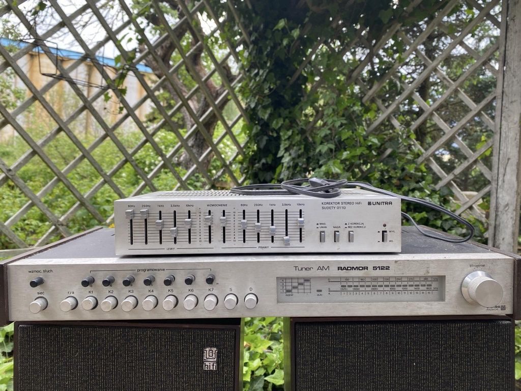Zestaw osprzętu muzycznego radmor prl