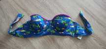 Nowy kąpielowy stanik bardotka push-up Hollister r. S
