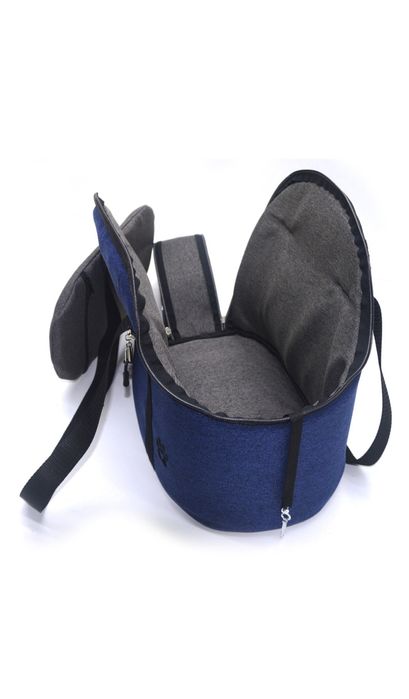 Нова Сумка переноска для котів і собак Zoo-hunt Loft 22х32х27 синя джи