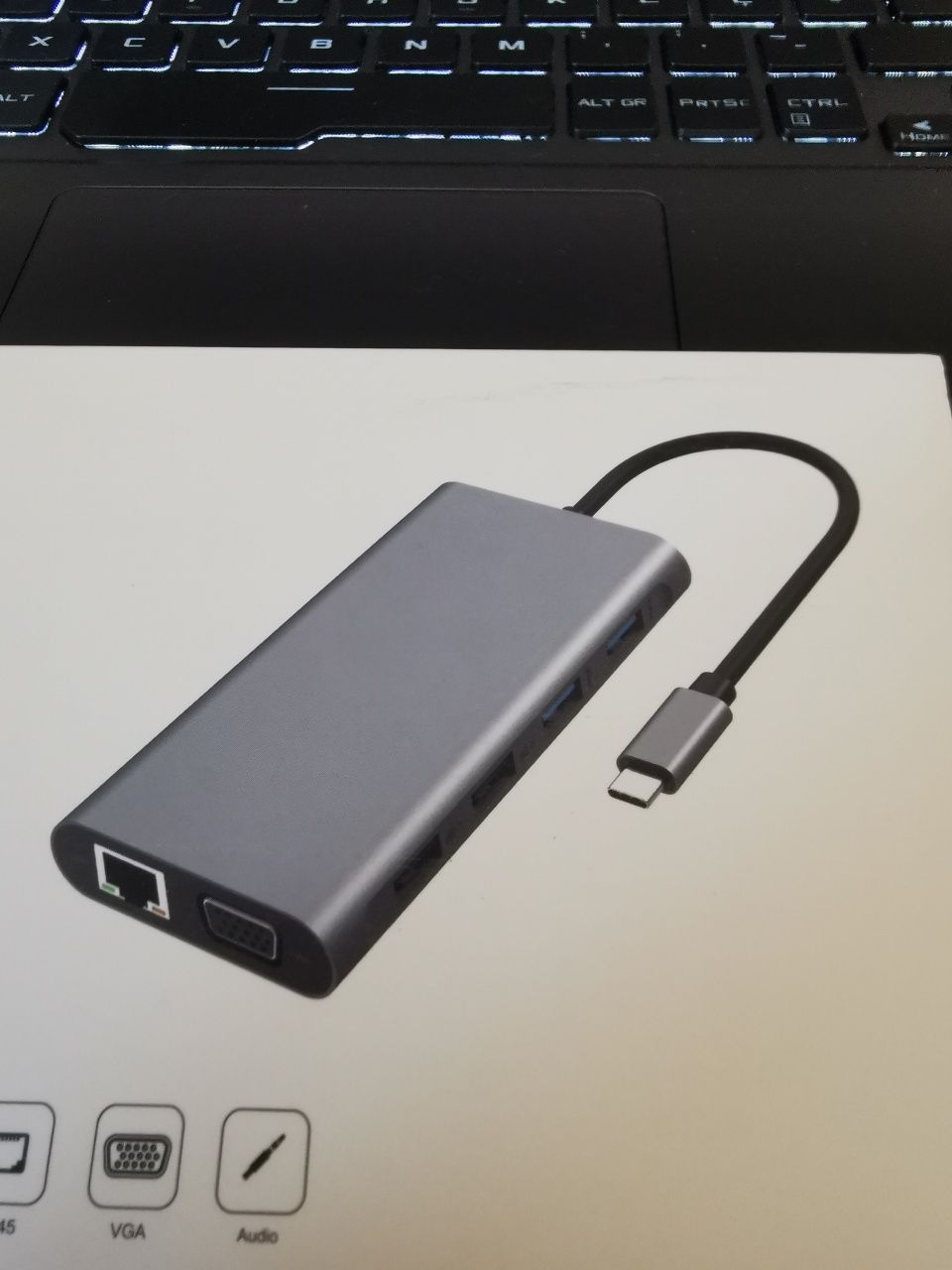 HUB USB-C 11 em 1 para Macbook e Windows