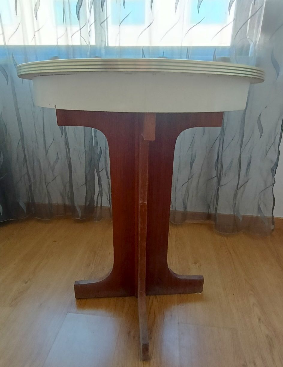 Mesa redonda vintage 60 cm