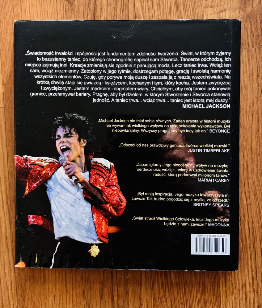 Michael Jackson książka  Dancing the Dream Pl "Roztańczyć Marzenia”,