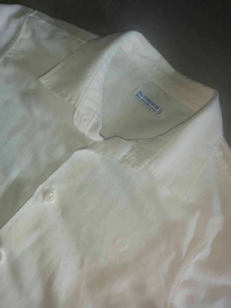 Koszula biała chlopięca mayoral 98