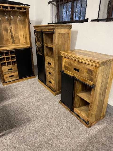 Nowa wyjatkowa komoda drzewo mango styl LOFT F-Vat