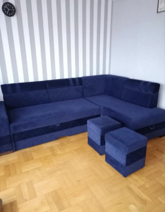 Narożnik z funkcją spania