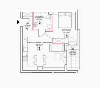 Mieszkanie w stanie deweloperskim na sprzedaz od osoby prywatnej.