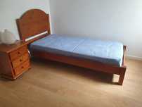 Cama de solteiro completa