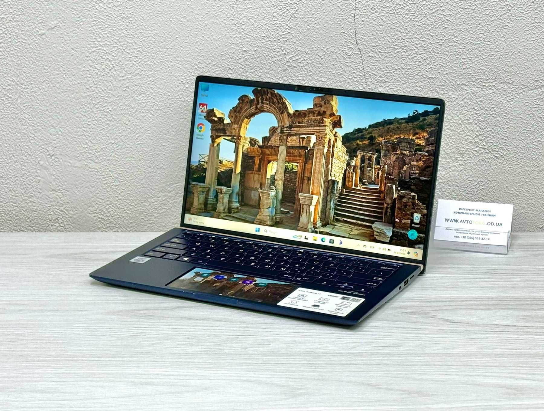 • Стильний ASUS ZENBOOK UX434F / СУМКА та МИША у подарунок / IPS •