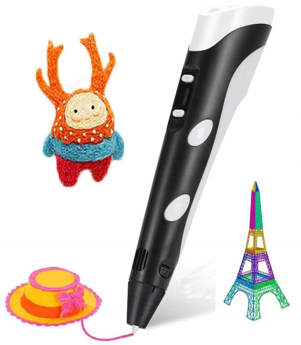 Długopis Drukarka Zabawka dla dzieci kreatywna 3D PEN ZESTAW + WKŁADY